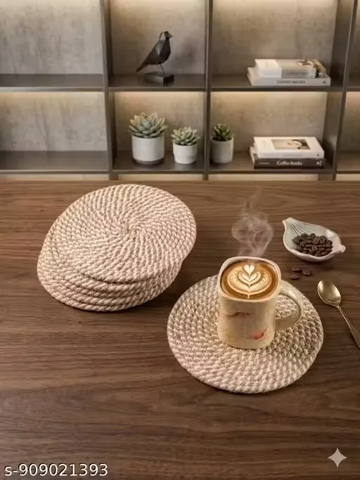 Heat Resistnt coaster set anti slip laser Engraved hot pot stand Up to 250°c protection for kitchen Dining Restaurants Gift